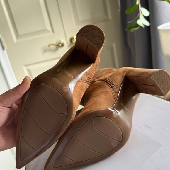 Block Heel Boots, Size 7.5 - Picture 2 of 4